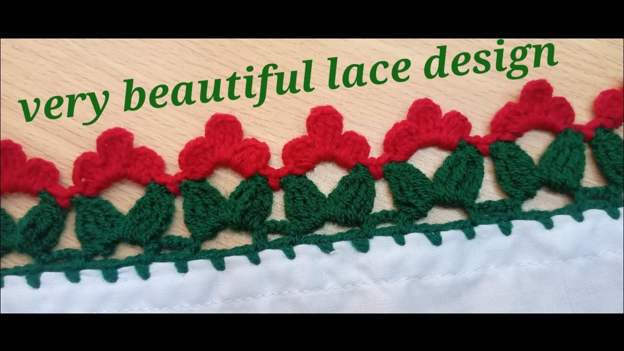 Very beautiful lace design crochet pattern @alrafay0313