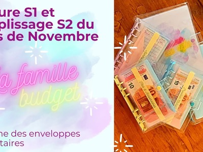 1ère semaine du mois de Novembre clôturée! Remplissage de la 2ème semaine.
