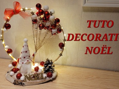 Deco : petite scene [ gnome à ballons]