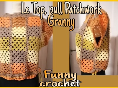 Patchwork + granny??? On adore le résultat @FunnyCrochet #crochet #granny