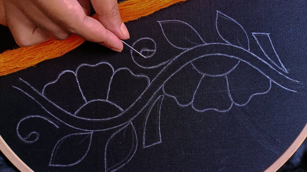 নকশী কাঁথা সেলাই ! Nokshi Katha,Hand Embroidery Traditional Bangladeshi Nokshi Katha Stitch Tutorial