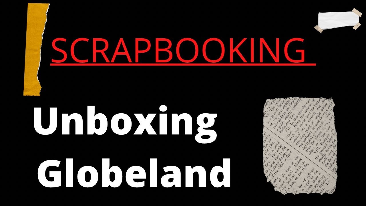 Unboxing Globeland ???? 100 % Scrapbooking #globeland#noel