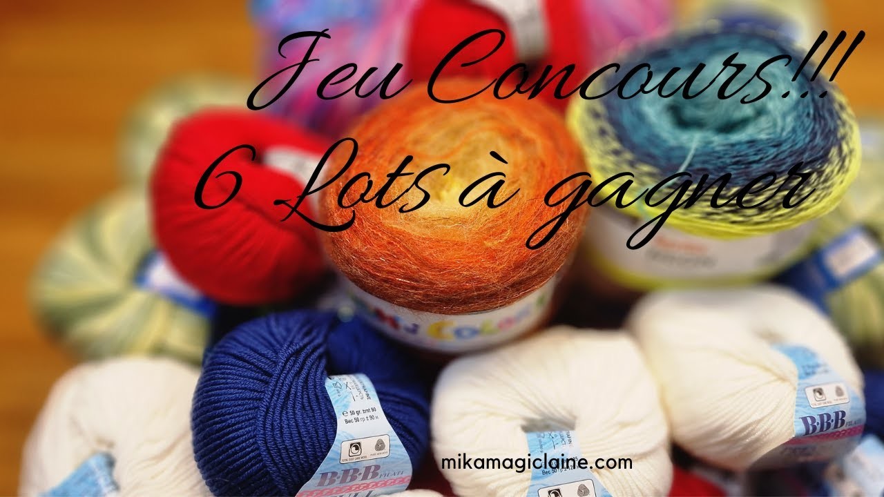 JEU CONCOURS!!! 6 lots à gagner